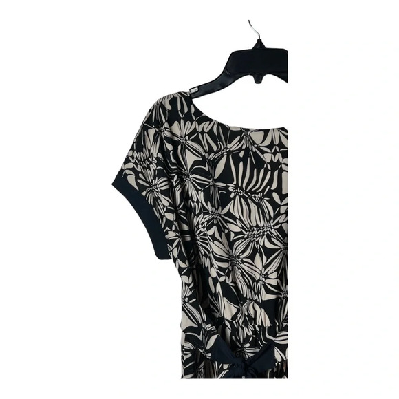 1339. ANTHROPOLOGIE POSTMARK FLORAL GATHERED‎ SONATA DRESS KNEE LENGTH SIZE XS - Picture 10 of 11